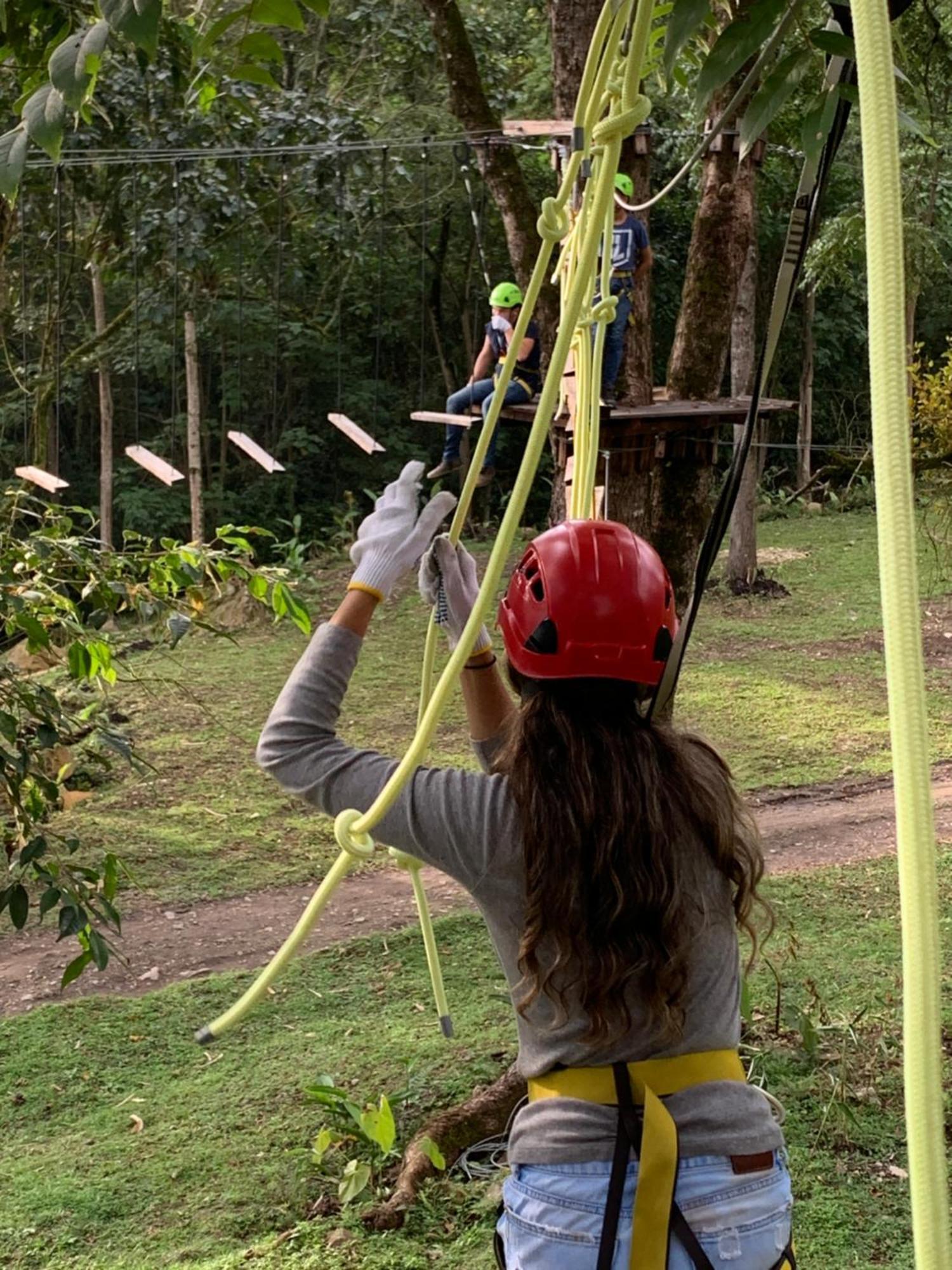 ホテル Bosque De Aventura & Glamping Refugio Del Bosque ラ・メサ エクステリア 写真