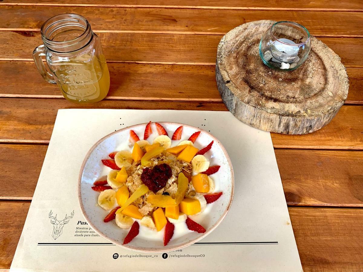 ホテル Bosque De Aventura & Glamping Refugio Del Bosque ラ・メサ エクステリア 写真