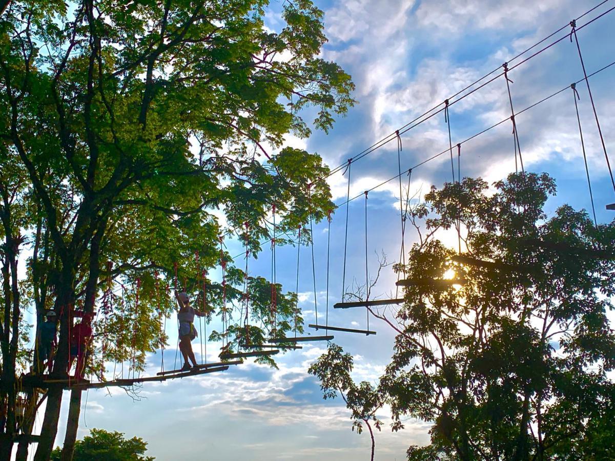 ホテル Bosque De Aventura & Glamping Refugio Del Bosque ラ・メサ エクステリア 写真